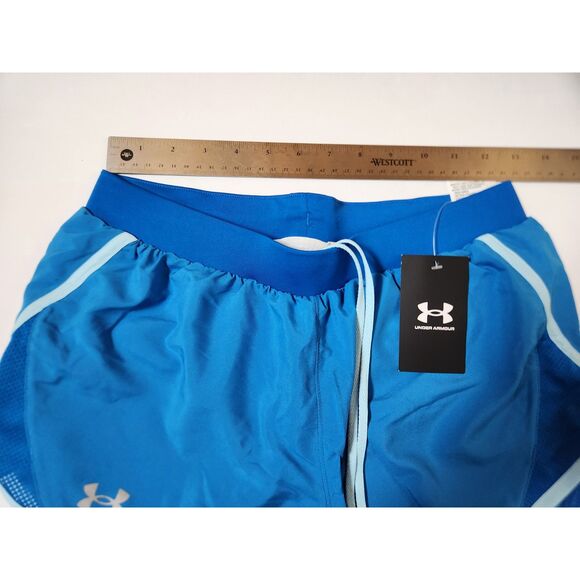 Under Armour Fly By 2.0 Shorts – Women’s Small – Blue – Lined – NWT tags - Picture 3 of 5